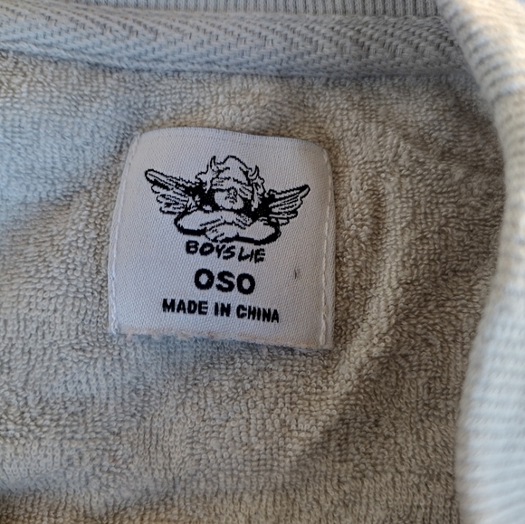 Boys Lie Sweater OSO Cupid Dating Service! One Size Oversized Pullover - Picture 6 of 11